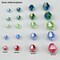 500pcs 4mm Bicone Crystal Glass Beads Faceted Bicone Crystal Beads Bulk Glass Spacer Beads for Bracelets Necklace Pendants Earrings DIY Jewelry Craft Making(Mix Colors)